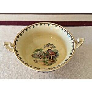 Vintage Myott Arcadia Staffordshire Pottery Small Bowl England